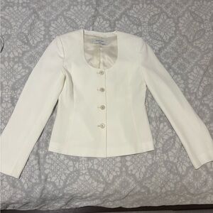 Aritzia Babaton White Women's Blazer